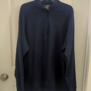 Under Armour Navy Blue Zip Up Sweatshirt